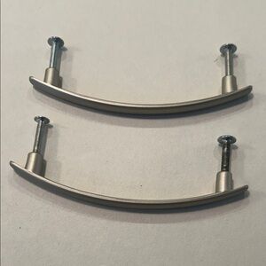 Silver Cabinet Handles with Screws